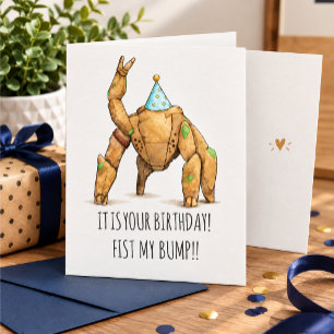 Festiva Tarjeta de felicitación de cumpleaños inspirada en