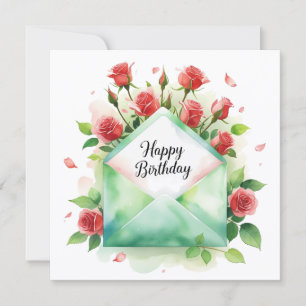 Festiva Tarjeta de felicitación de cumpleaños para mi amor