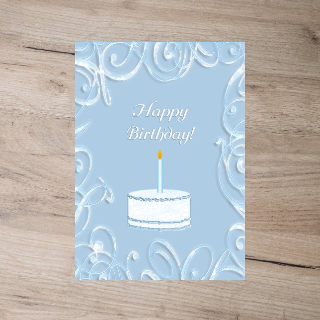Festiva Tarjeta de felicitación de cumpleaños plana (Subido por el creador)