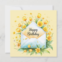 Tarjeta de felicitación de cumpleaños y hermoso ra