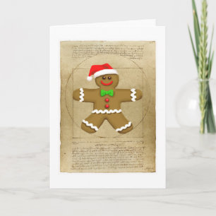 Festiva Tarjeta de felicitación de DaVinci del pan de