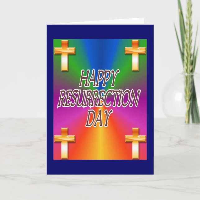 Festiva Tarjeta de felicitación de Día de Resurrección 7 (Anverso)