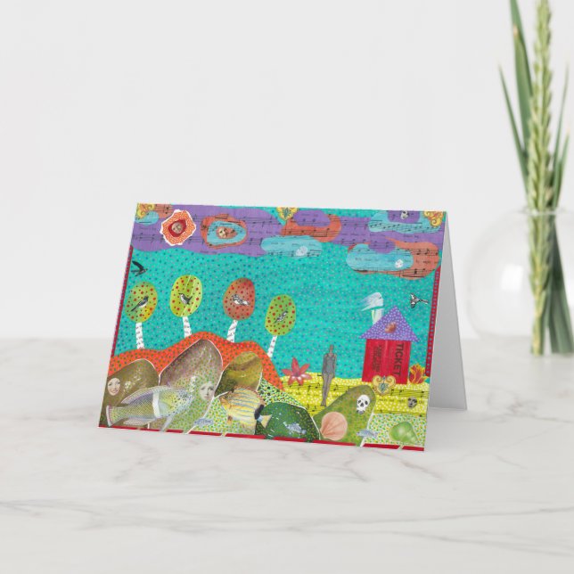 Festiva Tarjeta de felicitación de Dreamland (Anverso)