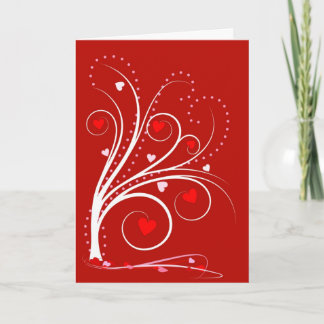 Festiva Tarjeta de felicitación de el día de San Valentín