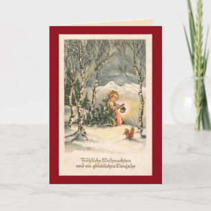 Festiva Tarjeta de felicitación de encargo de Weihnachts