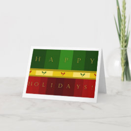 Festiva Tarjeta de felicitación de Felices Fiestas