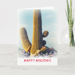 Festiva Tarjeta de felicitación de feriado de invierno Sag