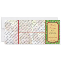 Tarjeta de felicitación de feriado para Navidades 