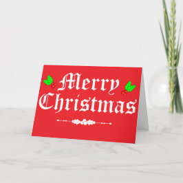 Festiva Tarjeta de felicitación de ferias navideñas