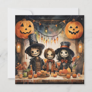 Festiva Tarjeta de Felicitación de Fiesta de Halloween