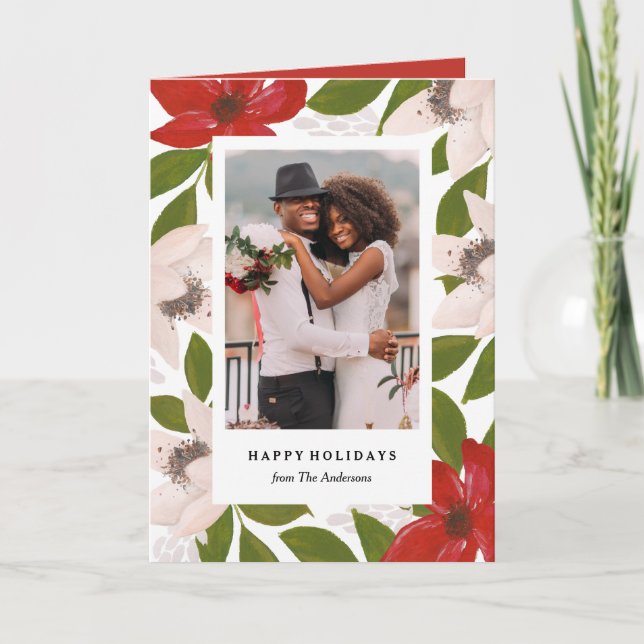 Festiva Tarjeta de Felicitación de Fiesta Tradicional Dobl (Anverso)