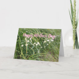 Festiva Tarjeta de Felicitación de Flores del Día de la Ma
