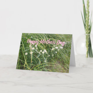 Festiva Tarjeta de Felicitación de Flores del Día de la Ma