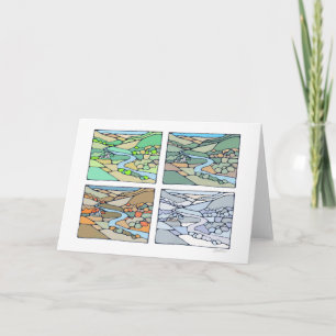 Festiva Tarjeta de felicitación de Four Seasons