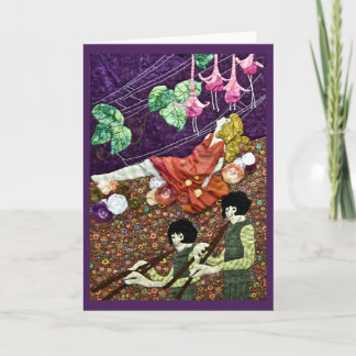 Festiva Tarjeta de felicitación de hadas de la reina
