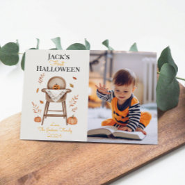 Festiva Tarjeta de Felicitación de Halloween del Primer Ca