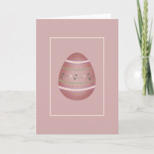 Festiva Tarjeta de felicitación de huevo de pascua de colo