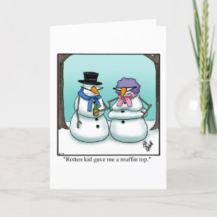 Festiva Tarjeta de Felicitación de Humor Divertido para la