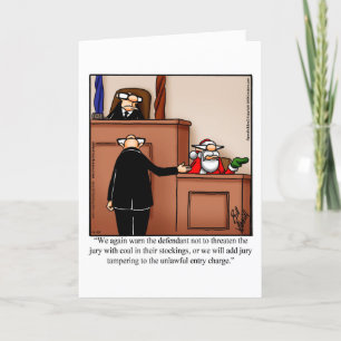 Festiva Tarjeta de felicitación de humor para navidades