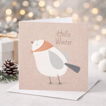 Tarjeta de Felicitación de Ilustración de Pájaro L