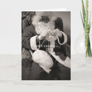 Festiva Tarjeta de felicitación de invierno de Santa Knitu