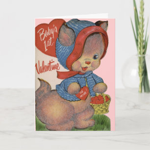 Festiva Tarjeta de felicitación de la 1ra tarjeta del día