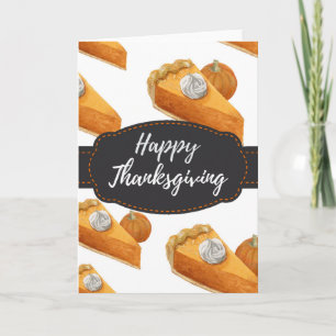 Festiva Tarjeta de felicitación de la acción de gracias