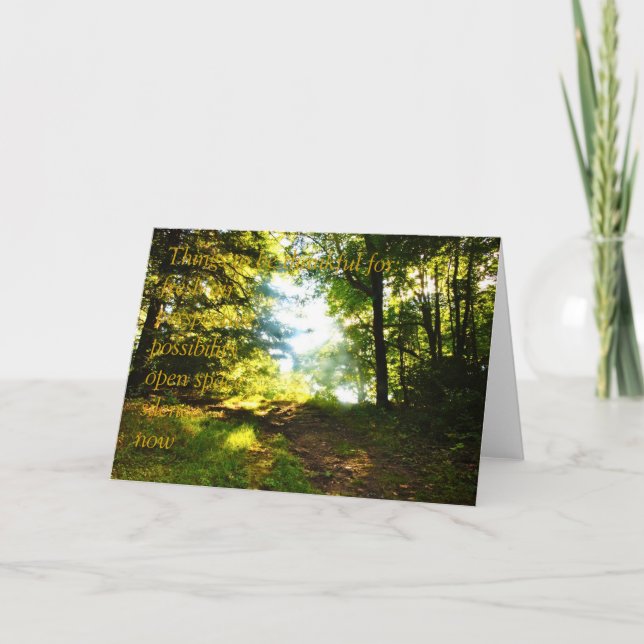 Festiva Tarjeta de felicitación de la acción de gracias (Anverso)