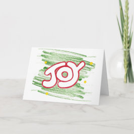 Festiva Tarjeta de felicitación de la alegría