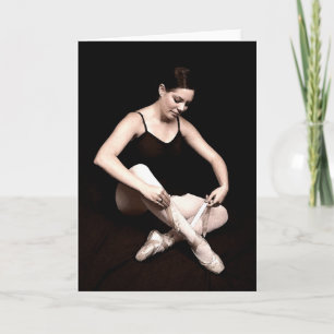 Festiva Tarjeta de felicitación de la bailarina