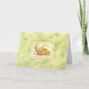 Festiva Tarjeta de felicitación de la cadena de gracias Co