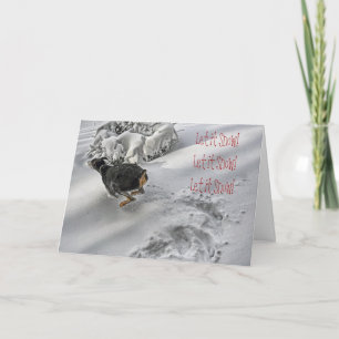 Festiva Tarjeta de felicitación de la dicha del día de