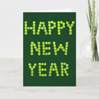 Festiva Tarjeta de felicitación de la Feliz Año Nuevo para