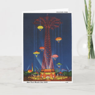 Festiva Tarjeta de felicitación de la Feria Mundial de Nue