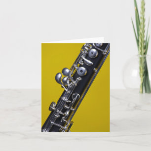 Festiva Tarjeta de felicitación de la imagen de Oboe hecha