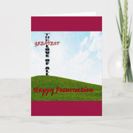 Festiva Tarjeta de felicitación de la resurrección