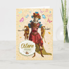Festiva Tarjeta de felicitación de las bendiciones de