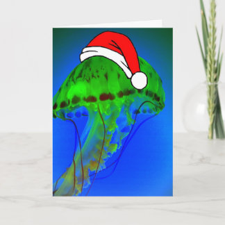Festiva Tarjeta de felicitación de las medusas