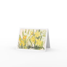 Tarjeta de felicitación de los folletos de Pascua 