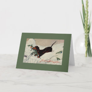Festiva Tarjeta de felicitación de los Navidades alemanes