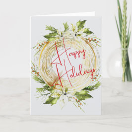 Festiva Tarjeta de felicitación de los Navidades de la gui