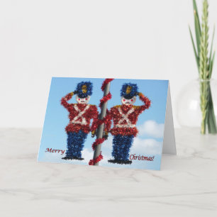 Festiva Tarjeta de felicitación de los soldados del