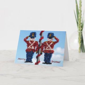 Festiva Tarjeta de felicitación de los soldados del