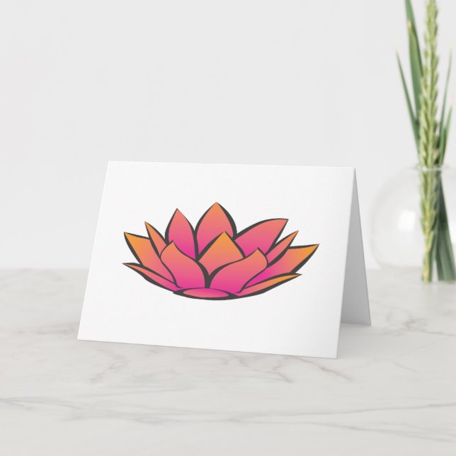 Festiva Tarjeta de felicitación de Namaste (Anverso)