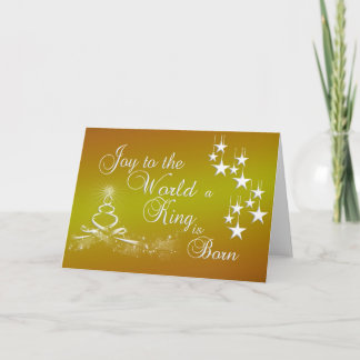 Festiva Tarjeta de Felicitación de Navidad/Alegria al Mund