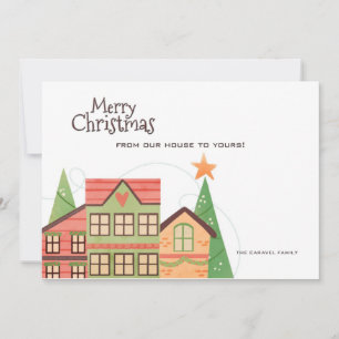 Festiva Tarjeta de felicitación de navidades
