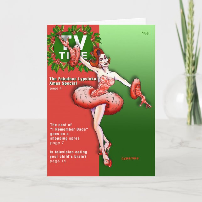 Festiva Tarjeta de felicitación de navidades nº 2 (saludo  (Anverso)