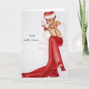 Festiva Tarjeta de felicitación de Navidades traviesos