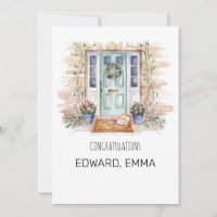 Tarjeta de Felicitación de Nueva Casa Personalizad
