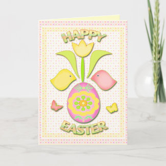 Festiva Tarjeta de felicitación de Pascua